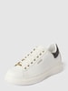 Guess Sneakers met labeldetails Wit