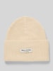 Marc O'Polo Czapka beanie z czystej bawełny Złamany biały