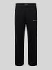 CHAMPION Straight Fit Sweatpants mit Logo-Stitching Modell 'Icons' Black