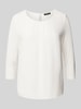 More & More Blouseshirt met ronde hals Offwhite