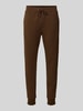 Polo Ralph Lauren Slim Fit Sweatpants mit Tunnelzug Mittelbraun