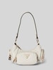 Guess Handtasche mit Label-Applikation Taupe