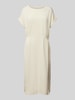 Soyaconcept Sukienka midi z krótkim rękawem model ‘Banu’ Złamany biały