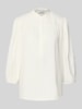 More & More Blusenshirt mit kurzer Knopfleiste Offwhite