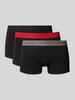 HUGO Regular fit boxershort van katoenmix in een set van 3 stuks Zwart