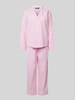 Lauren Ralph Lauren Pyjama mit Brusttasche Rosa