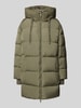 MOS MOSH Płaszcz puchowy zapinany na zamek błyskawiczny dwustronny Oliwkowy