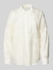 Copenhagen Muse Regular Fit Bluse mit Strukturmuster Modell 'MOLLY' Offwhite