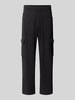 EA7 Emporio Armani Sweatpants mit Cargotaschen Black