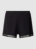 Sloggi Sweatshorts met kant, model 'Go Ribbed' Zwart