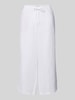Christian Berg Woman Wide Leg Stoffhose mit Tunnelzug Weiss