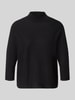 COMMA Regular Fit Sweatshirt aus Viskose-Mix Black