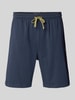 BOSS Regular Fit Sweatshorts mit Tunnelzug Modell 'Mix&Match' Dunkelblau