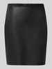 VILA Minirock in Leder-Optik Modell 'DAGMAR' Black