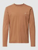 Marc O'Polo Longsleeve aus Bio-Baumwolle Cognac