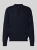 MAERZ Muenchen Strickpullover aus Merinowolle Marine