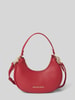 VALENTINO BAGS Handtas met labelapplicatie, model 'SHELBY' Rood