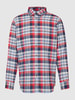 Christian Berg Men Regular fit vrijetijdsoverhemd met ruitmotief Marineblauw