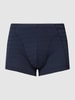 Schiesser Boxershort met elastische band Donkerblauw