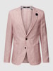 JOOP! Collection 2-Knopf-Sakko mit Strukturmuster Modell 'HOVEREST' Hellrosa