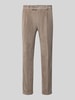 Zuitable Slim Fit Hose aus Baumwoll-Mix in Cord-Optik Modell 'Cliffer' Sand