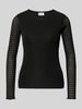 Vila Longsleeve mit Rundhalsausschnitt Modell 'LARINE' Black