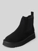Tamaris Boots aus Rindsnappa mit Profilsohle Black