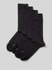 BOSS Socken mit Label-Print im 4er-Pack Anthrazit