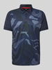 Joy Slim fit poloshirt met logostitching, model 'G-Style' Donkerblauw