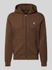 Polo Ralph Lauren Sweatjacke mit Kapuze Mittelbraun Mel