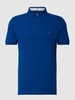 Tommy Hilfiger Poloshirt met labelstitching Koningsblauw