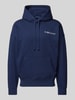 Polo Ralph Lauren Hoodie met labelprint, model 'HEAVY' Marineblauw