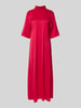 Drykorn Maxikleid mit Stehkragen und 1/2-Arm Pink