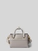 VALENTINO BAGS Handtas met labeldetail, model 'ALEXIA' Lichtgrijs