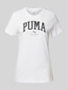 Puma T-shirt met labelprint Wit