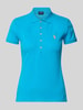 Polo Ralph Lauren Poloshirt mit Label-Stitching Modell 'JULIE' Tuerkis