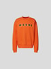 Marni Sweatshirt mit Label-Print Orange