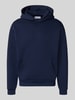 REVIEW Hoodie mit Logo-Print Marine