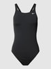 NIKE TRAINING Badpak met ronde hals en cut-outs op de rug Zwart