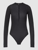 G-Star Raw Body met ronde hals, model 'Henley' Zwart