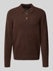 Jack & Jones Premium Strickpullover mit Polokragen Modell 'MAVERICK' Schoko