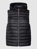 Tommy Hilfiger Curve PLUS SIZE bodywarmer met labelstitching, model 'FEMININE' Zwart