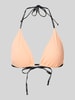 HUGO Bikini-Oberteil in Triangel-Form mit Label-Details Apricot