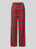 Jake*s Casual Regular fit pyjamabroek met tunnelkoord Rood