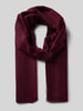 Fraas Sjaal met gerafelde boorden Bordeaux