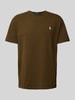 Polo Ralph Lauren T-Shirt mit Label-Stitching Dunkelgruen