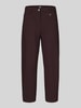 MAC Gerade Hose mit Gürtelschlaufen Modell 'Baggy Smart' Dunkelbraun