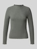 Only Slim Fit Langarmshirt mit Viskose-Anteil Modell 'LEMMA' Stein
