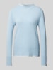 Christian Berg Woman Wollpullover mit Stehkragen Hellblau