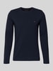 Tommy Hilfiger Slim fit T-shirt van katoenmix Marineblauw